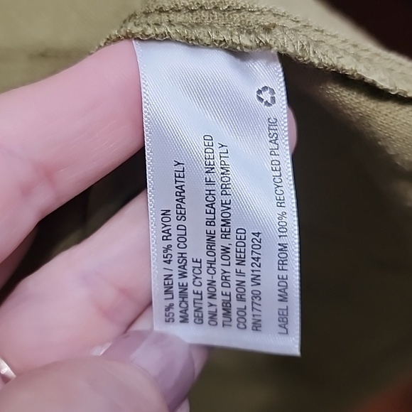 Universal Thread Linen Blend Vneck Dress Sz Xs - Picture 3 of 8